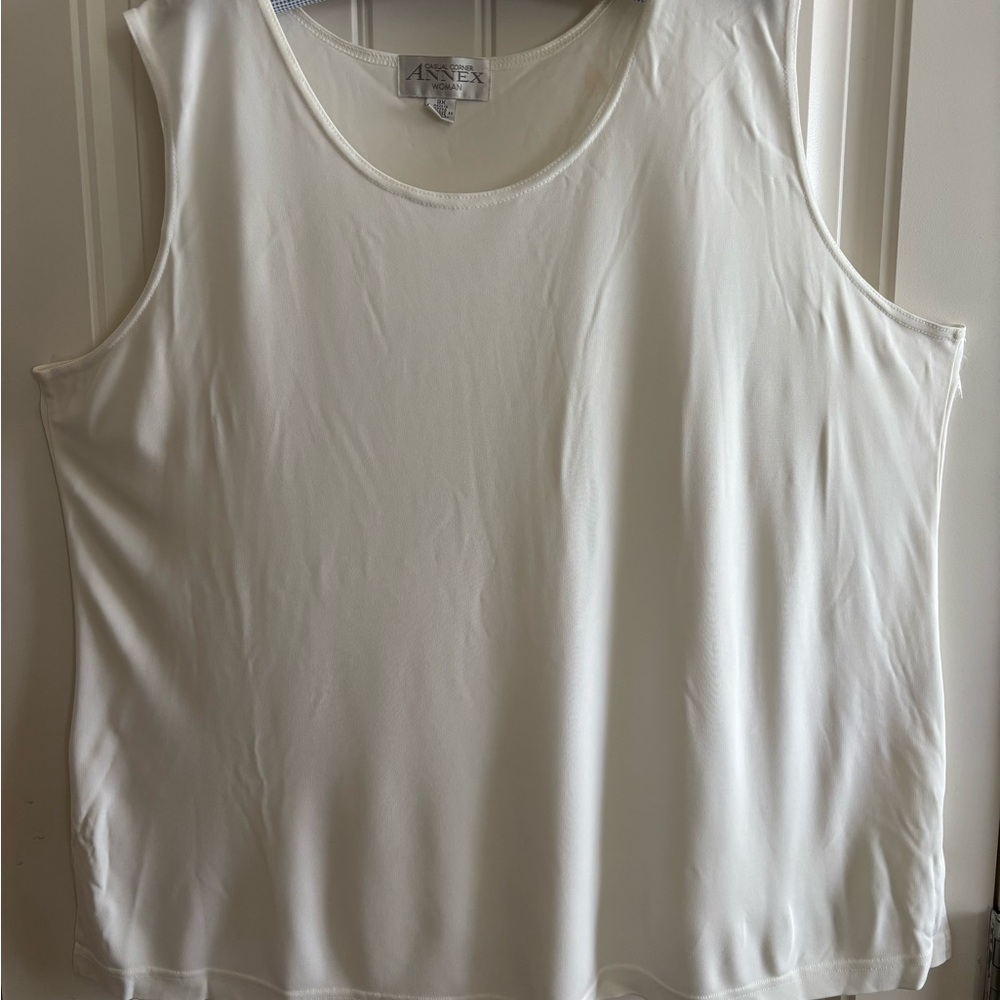 Off White / Cream Sleeveless Top